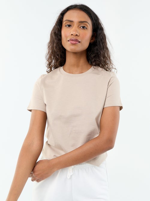 T-shirt in jersey a maniche corte - Kiabi