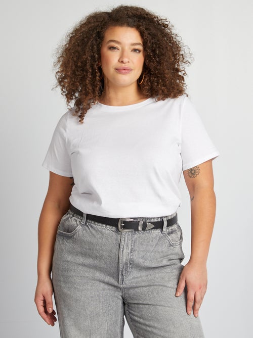 T-shirt in jersey a maniche corte - Kiabi