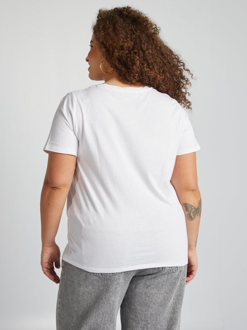 T-shirt in jersey a maniche corte - Kiabi