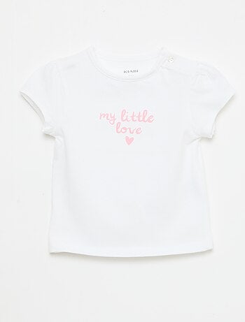 T-shirt in jersey a maniche corte