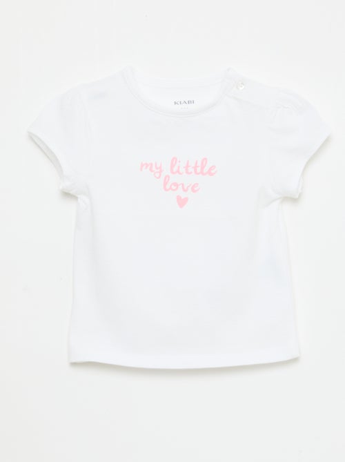 T-shirt in jersey a maniche corte - Kiabi