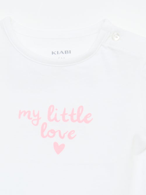 T-shirt in jersey a maniche corte - Kiabi