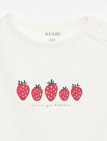T-shirt in jersey a maniche corte