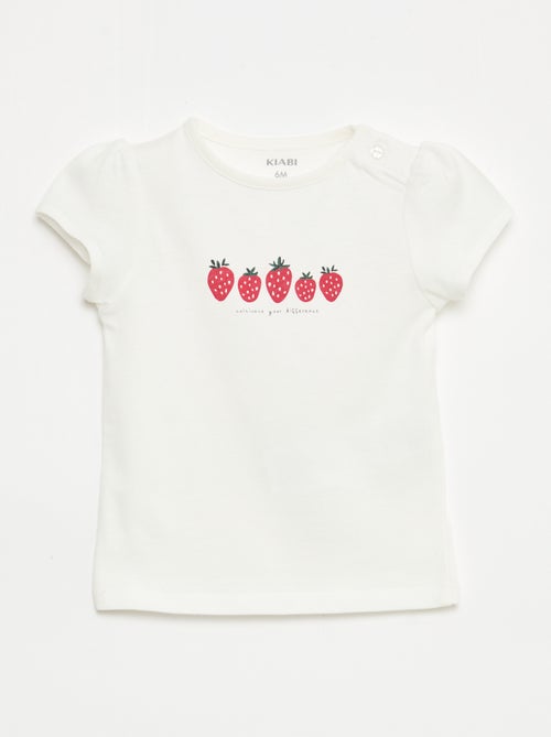 T-shirt in jersey a maniche corte - Kiabi