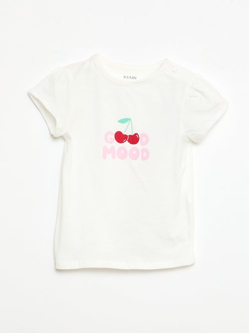 T-shirt in jersey a maniche corte - Kiabi
