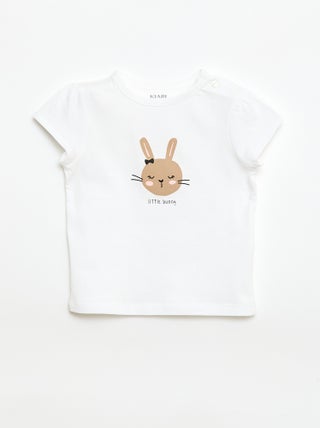 T-shirt in jersey a maniche corte