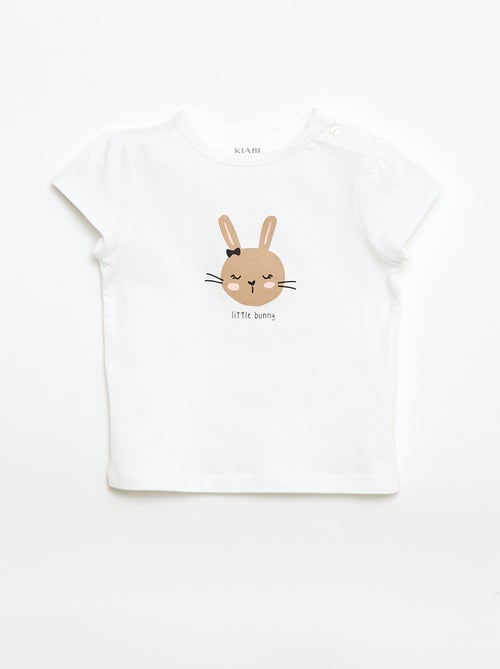 T-shirt in jersey a maniche corte - Kiabi