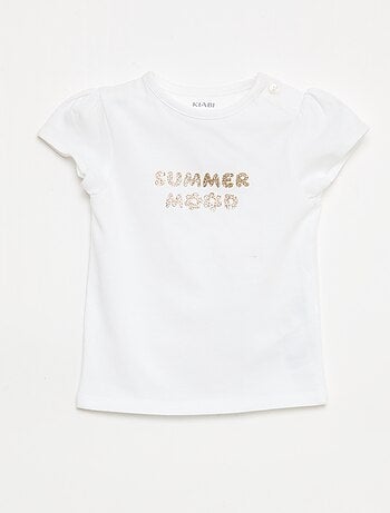 T-shirt in jersey a maniche corte