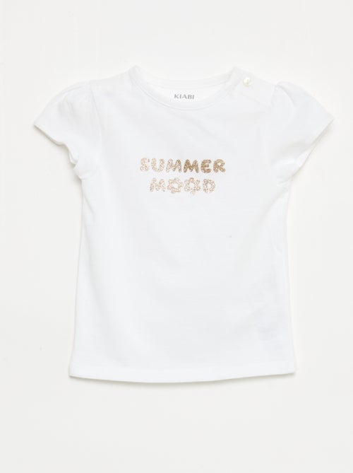 T-shirt in jersey a maniche corte - Kiabi
