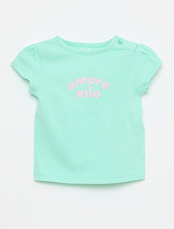 T-shirt in jersey a maniche corte