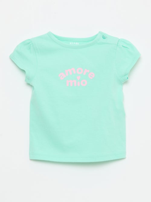 T-shirt in jersey a maniche corte - Kiabi