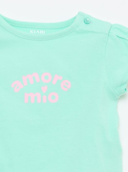 T-shirt in jersey a maniche corte - Kiabi