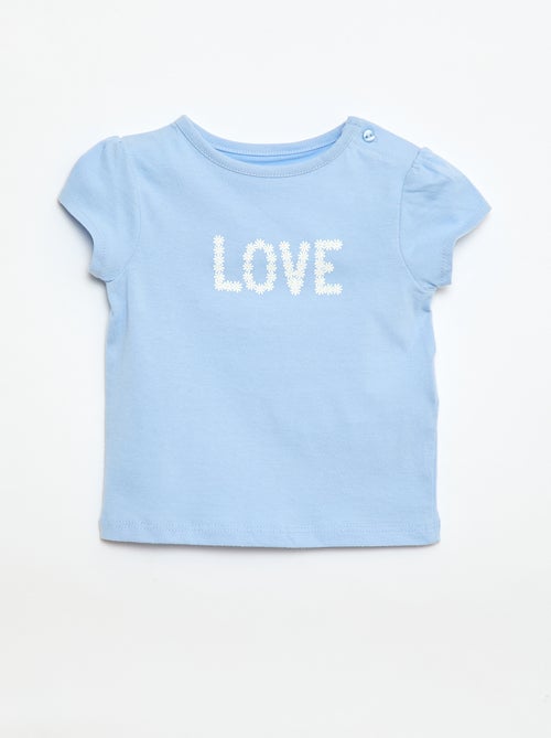 T-shirt in jersey a maniche corte - Kiabi