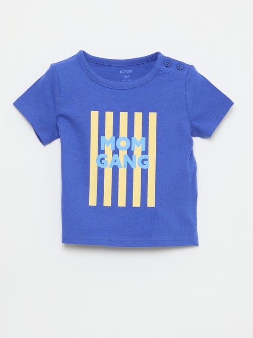 T-shirt in jersey a maniche corte 'festa della mamma' - Kiabi