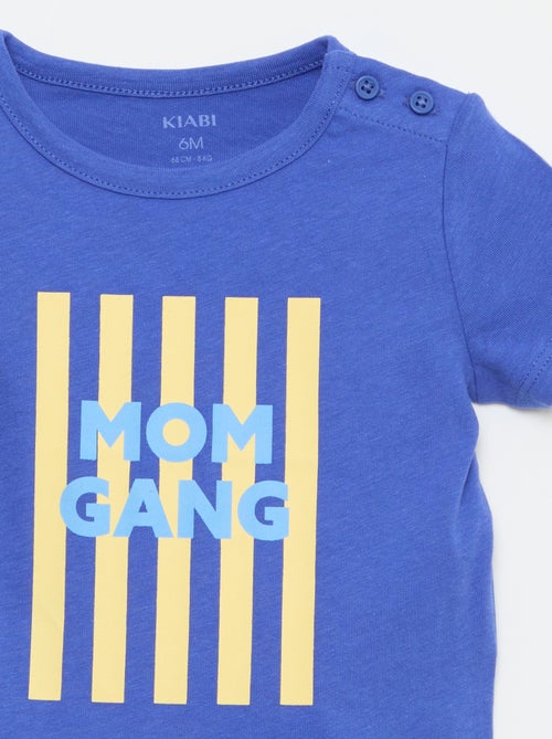 T-shirt in jersey a maniche corte 'festa della mamma' - Kiabi