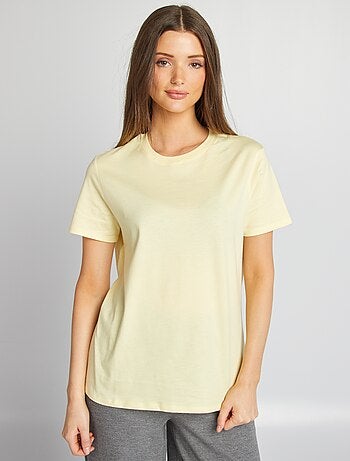 T-shirt in jersey a maniche corte