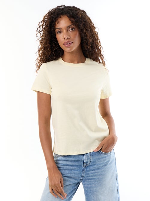 T-shirt in jersey a maniche corte - Kiabi