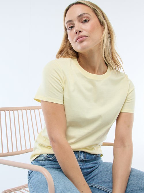 T-shirt in jersey a maniche corte - Kiabi