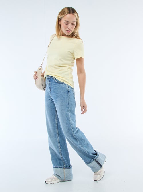 T-shirt in jersey a maniche corte - Kiabi