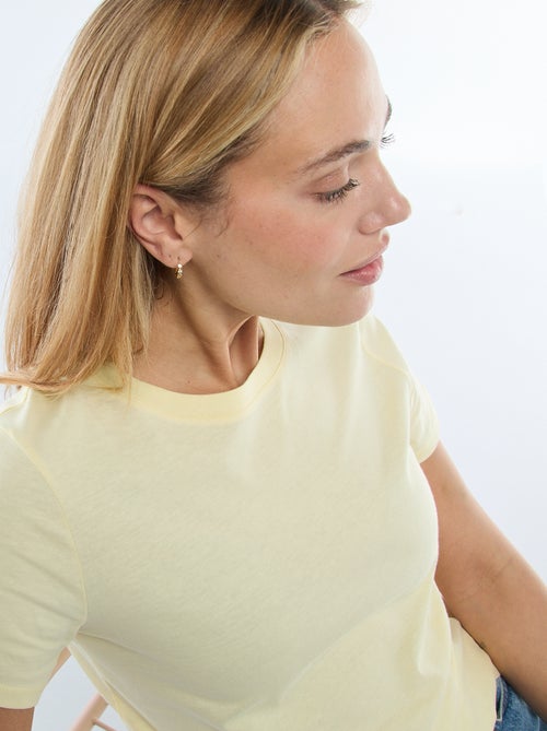 T-shirt in jersey a maniche corte - Kiabi