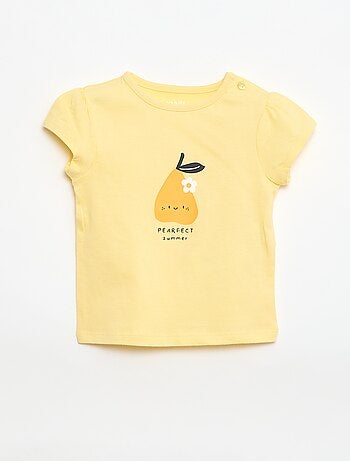 T-shirt in jersey a maniche corte