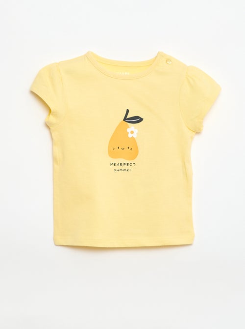 T-shirt in jersey a maniche corte - Kiabi