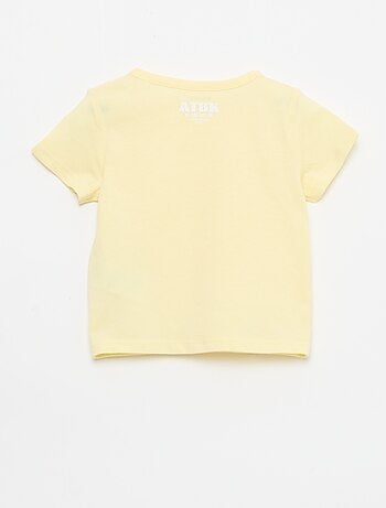 T-shirt in jersey a maniche corte