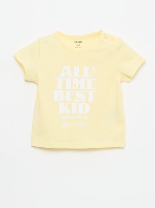 T-shirt in jersey a maniche corte - Kiabi