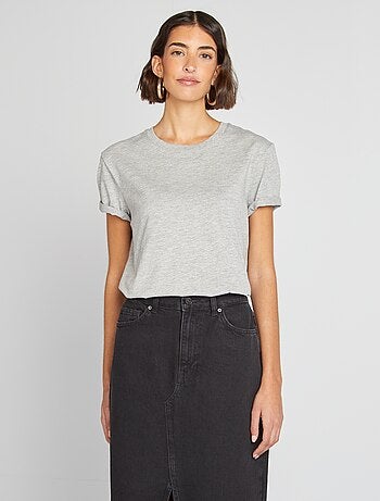 T-shirt in jersey a maniche corte