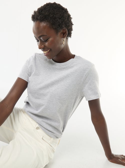 T-shirt in jersey a maniche corte - Kiabi