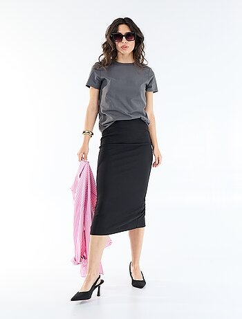 T-shirt in jersey a maniche corte
