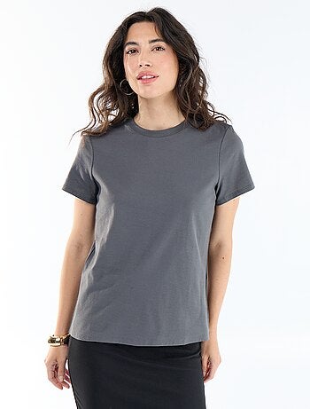 T-shirt in jersey a maniche corte