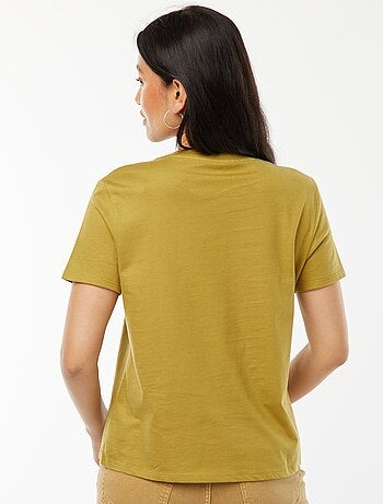 T-shirt in jersey a maniche corte