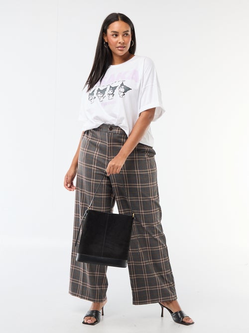 T-shirt in jersey a maniche corte 'Kuromi' - Kiabi