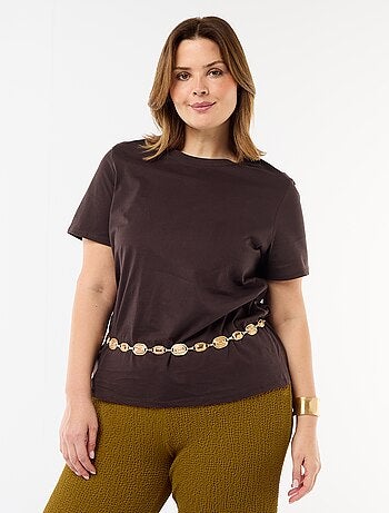 T-shirt in jersey a maniche corte