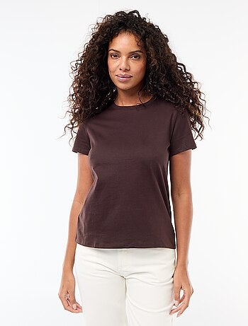 T-shirt in jersey a maniche corte