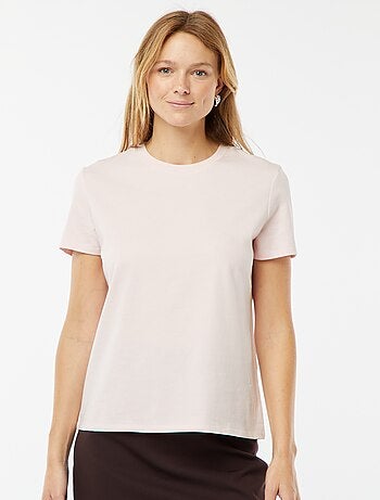 T-shirt in jersey a maniche corte