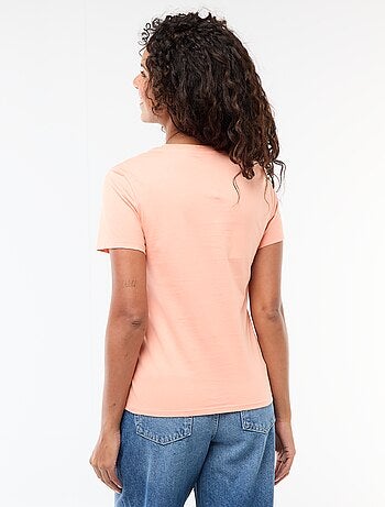 T-shirt in jersey a maniche corte