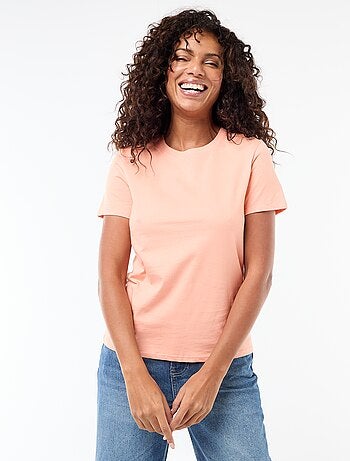 T-shirt in jersey a maniche corte