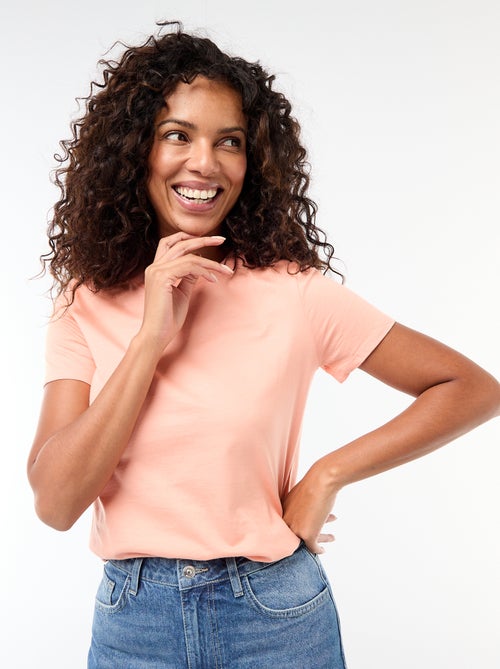 T-shirt in jersey a maniche corte - Kiabi