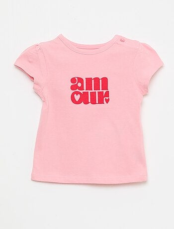 T-shirt in jersey a maniche corte