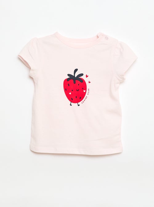 T-shirt in jersey a maniche corte - Kiabi