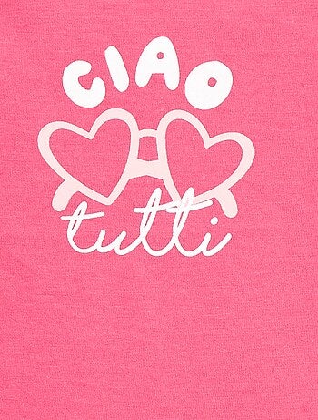 T-shirt in jersey a maniche corte