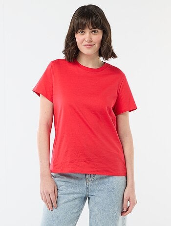 T-shirt in jersey a maniche corte