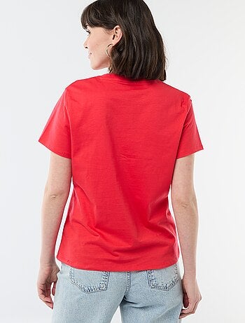 T-shirt in jersey a maniche corte