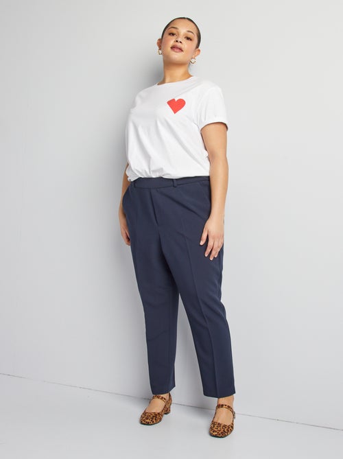 T-shirt in jersey a maniche corte 'SI' - Kiabi