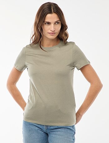 T-shirt in jersey a maniche corte