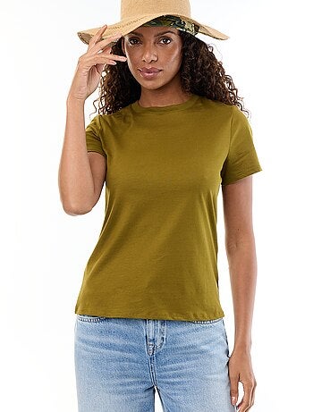 T-shirt in jersey a maniche corte