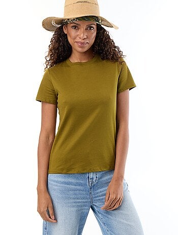T-shirt in jersey a maniche corte