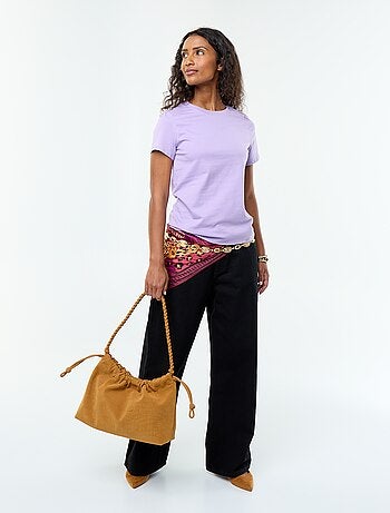 T-shirt in jersey a maniche corte